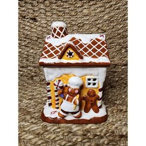 Christmas Gingerbread Tea Light Candle Wax Melt House Lori Grenier Ceramic